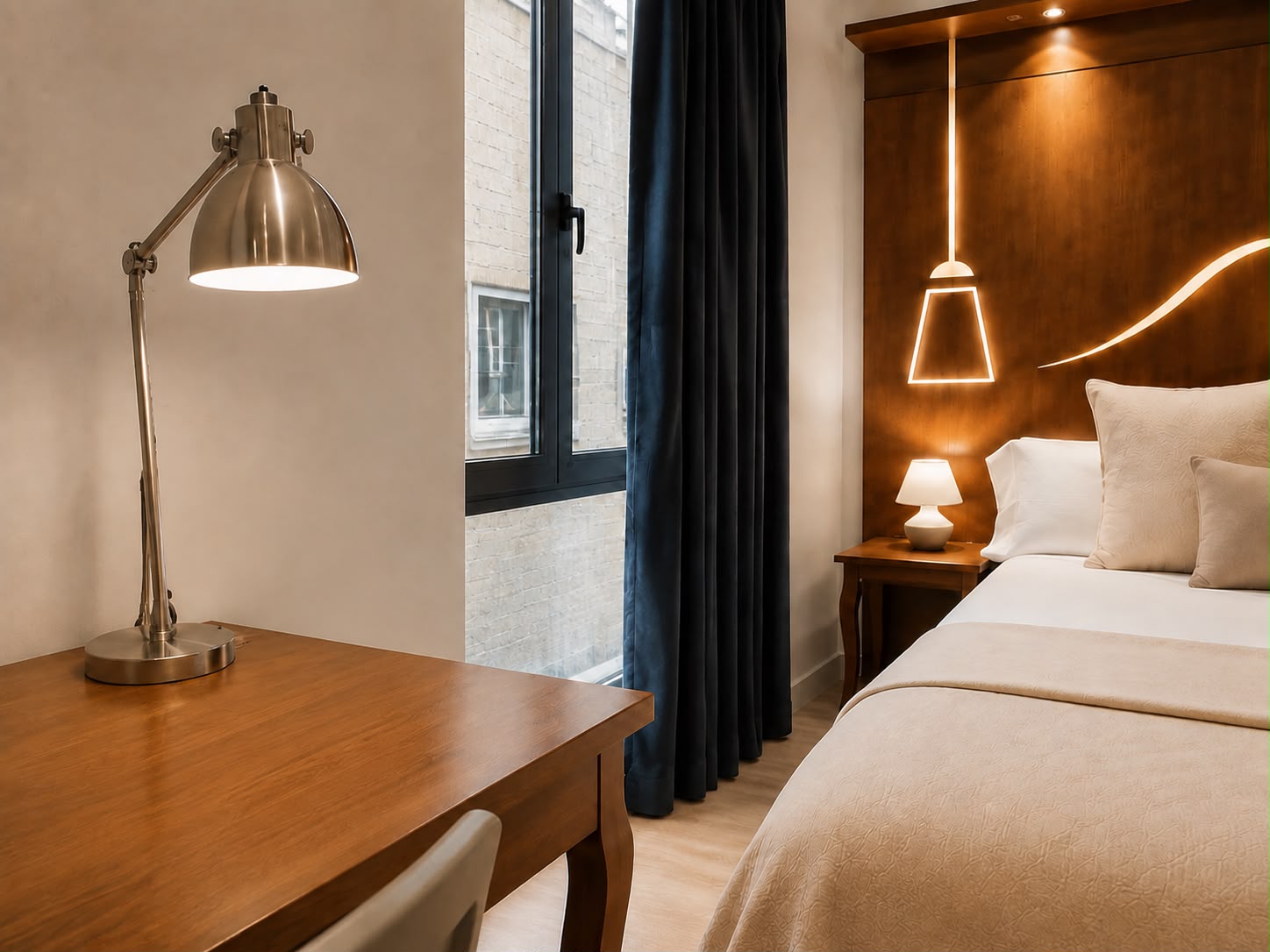 Habitación Doble Interior — dormitorio